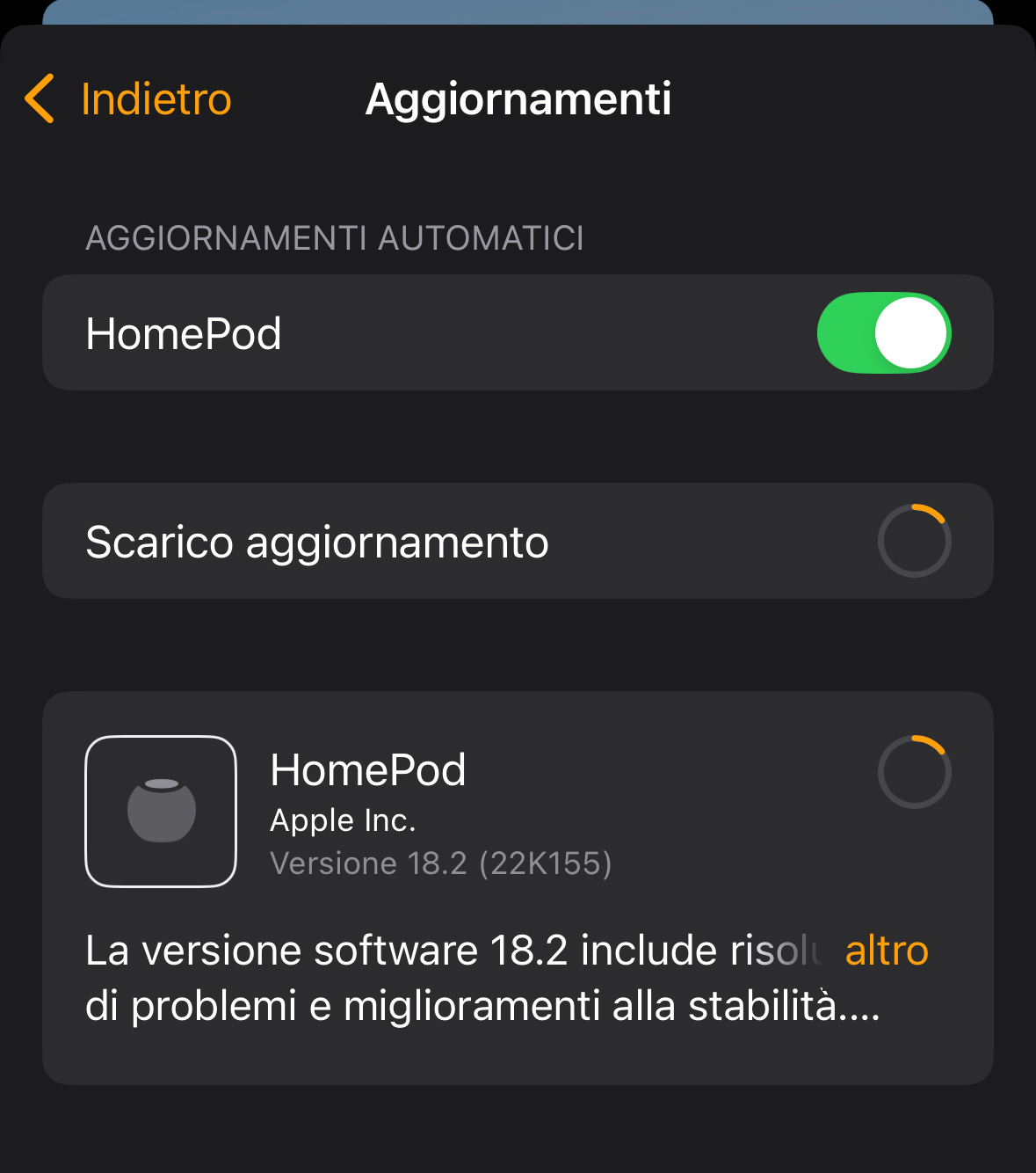 Pronti watchOS 11.2, tvOS 18.2, visionOS 2.2 e update 18.2 per HomePod e HomePod mini - macitynet.it Pronti watchOS 11.2, tvOS 18.2, visionOS 2.2 e update 18.2 per HomePod e HomePod mini - macitynet.it