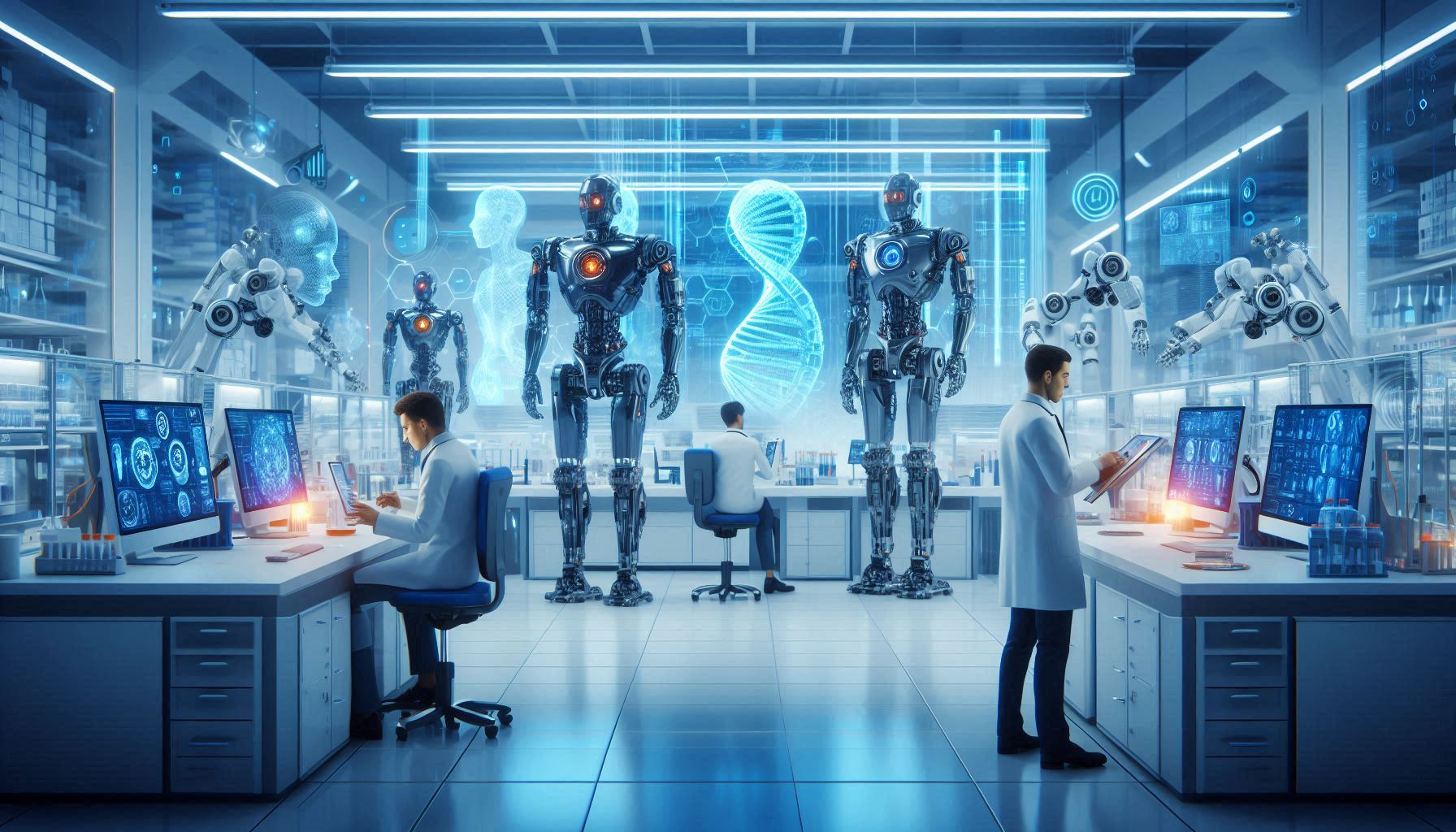 Immagine creata con Microsoft Designer AI e robotica, privacy ed etica preoccupano 8 italiani su 10 - macitynet.it