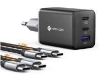 Caricabatterie 67W tre porte con due cavi 100W inclusi a solo 13,96 € Caricabatterie 67W tre porte, due cavi 100W inclusi tutto a solo 13,96 € - macitynet.it