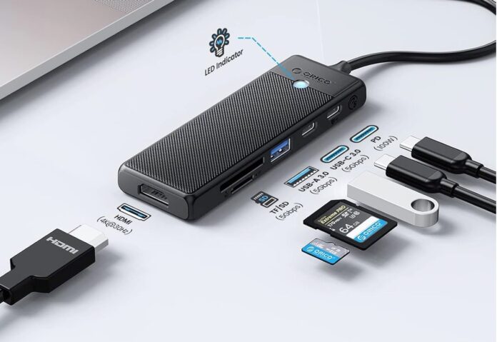 Due spiccioli per un Hub USB-C Orico, solo 5,99 € - macitynet.it