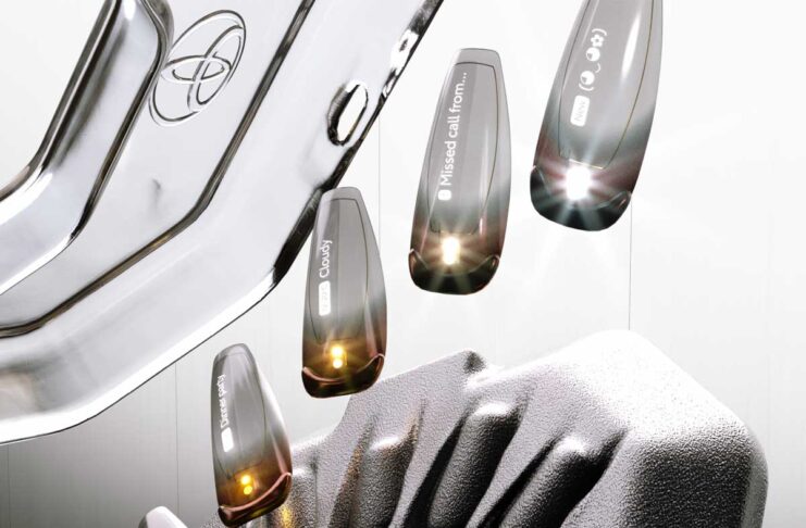 Nella vision di Toyota anche le unghie utili per ricevere le notifiche - macitynet.it