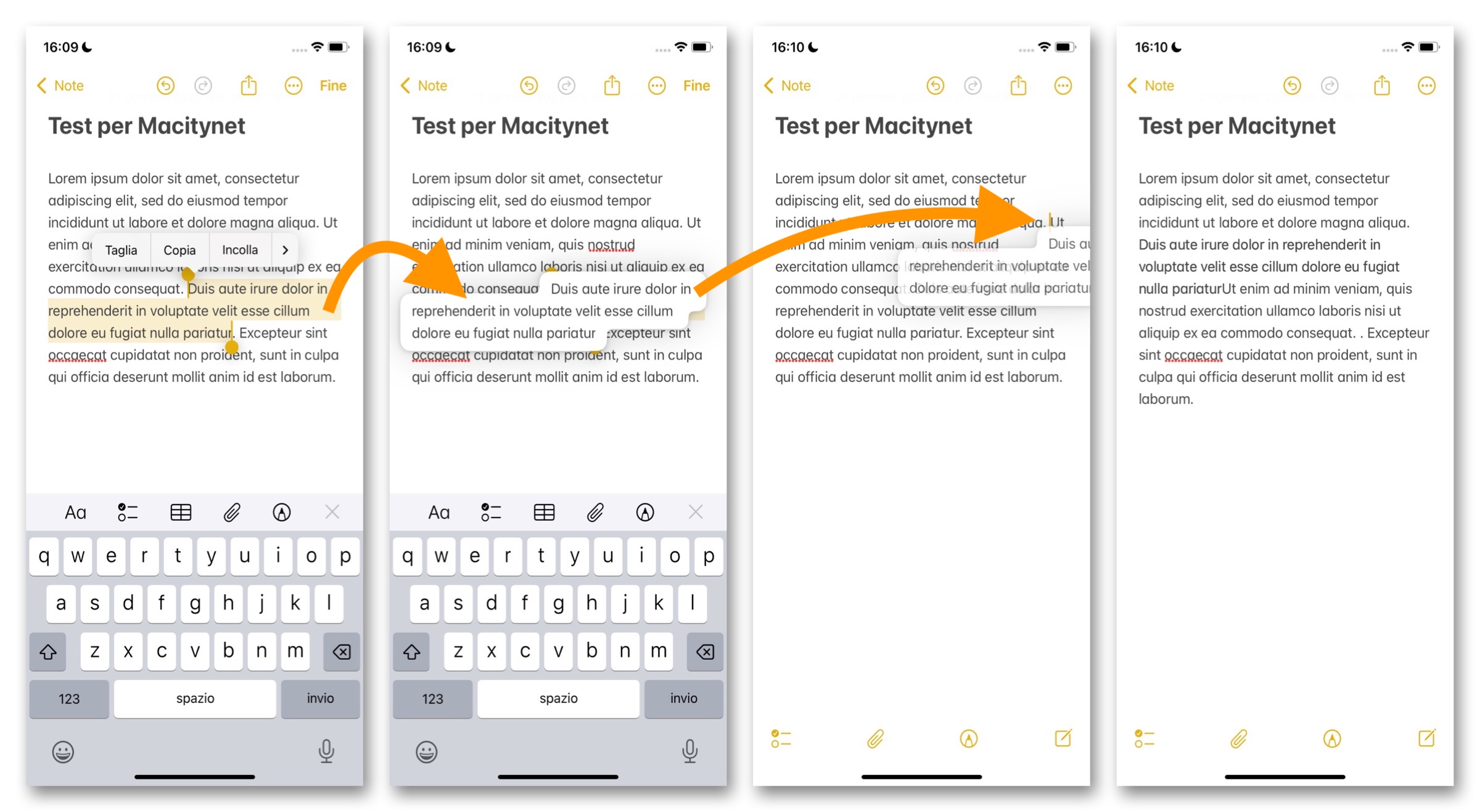 12 trucchi per digitare veloce e senza errori su iPhone - macitynet.it 12 trucchi per digitare veloce e senza errori su iPhone - macitynet.it