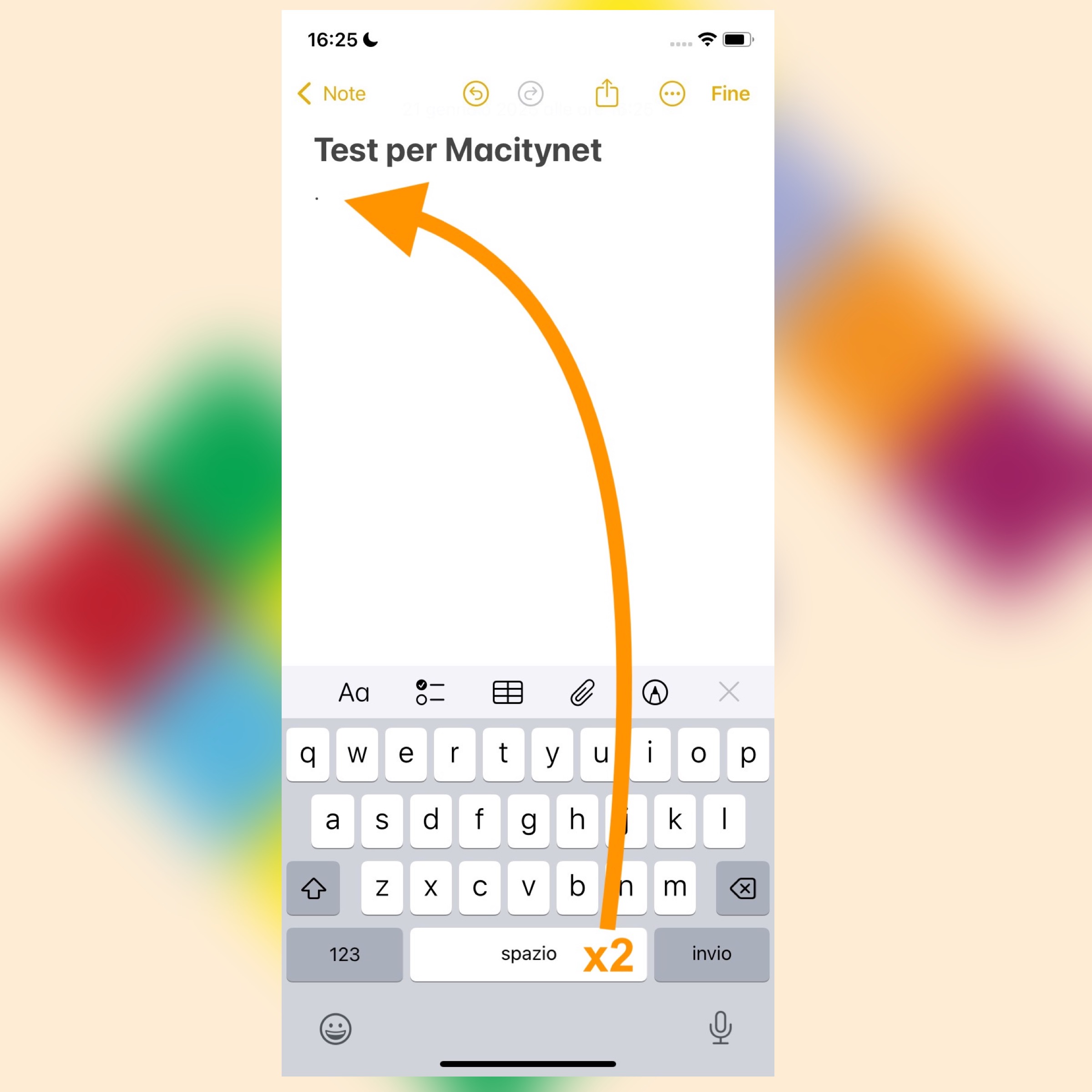 12 trucchi per digitare veloce e senza errori su iPhone - macitynet.it 12 trucchi per digitare veloce e senza errori su iPhone - macitynet.it