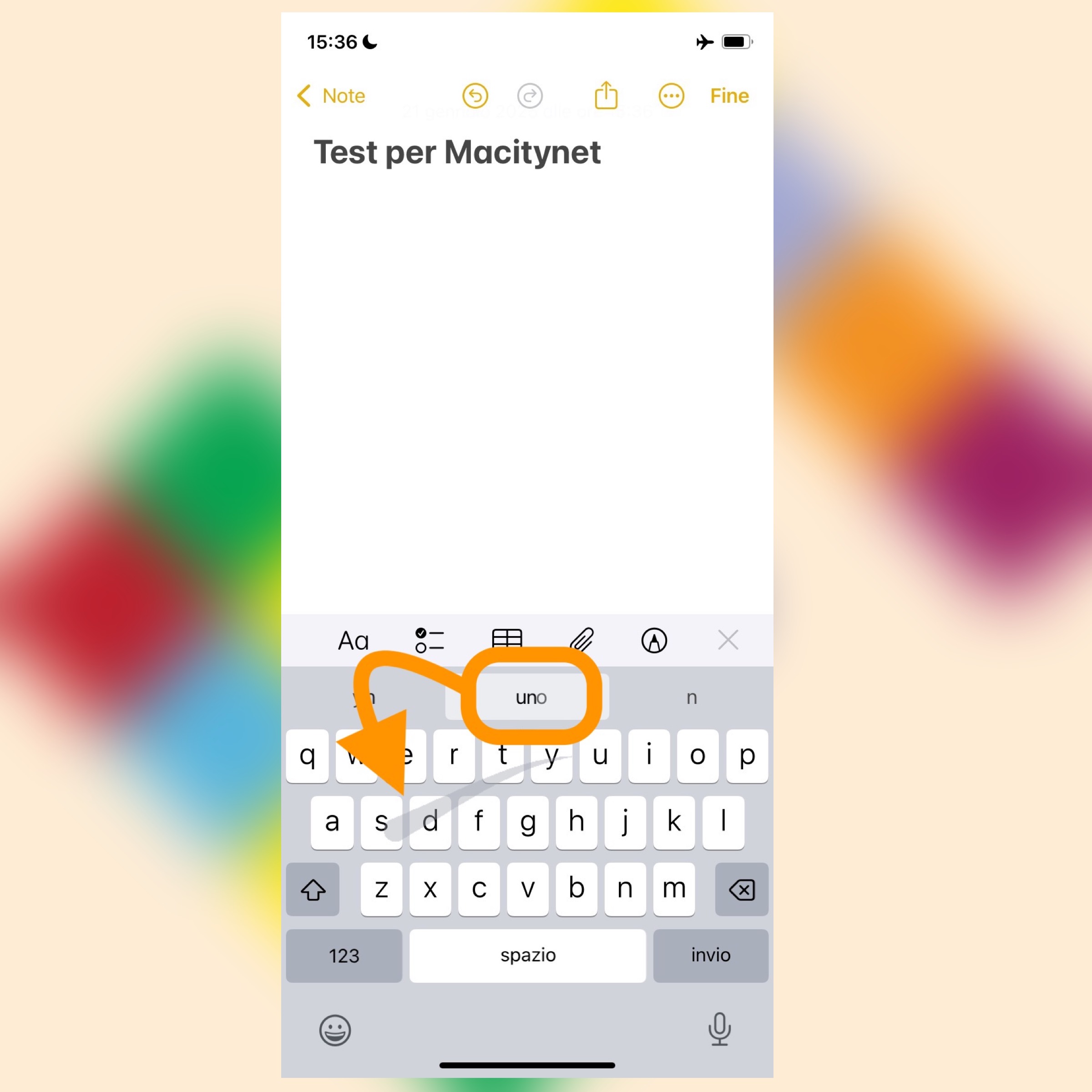 12 trucchi per digitare veloce e senza errori su iPhone - macitynet.it 12 trucchi per digitare veloce e senza errori su iPhone - macitynet.it