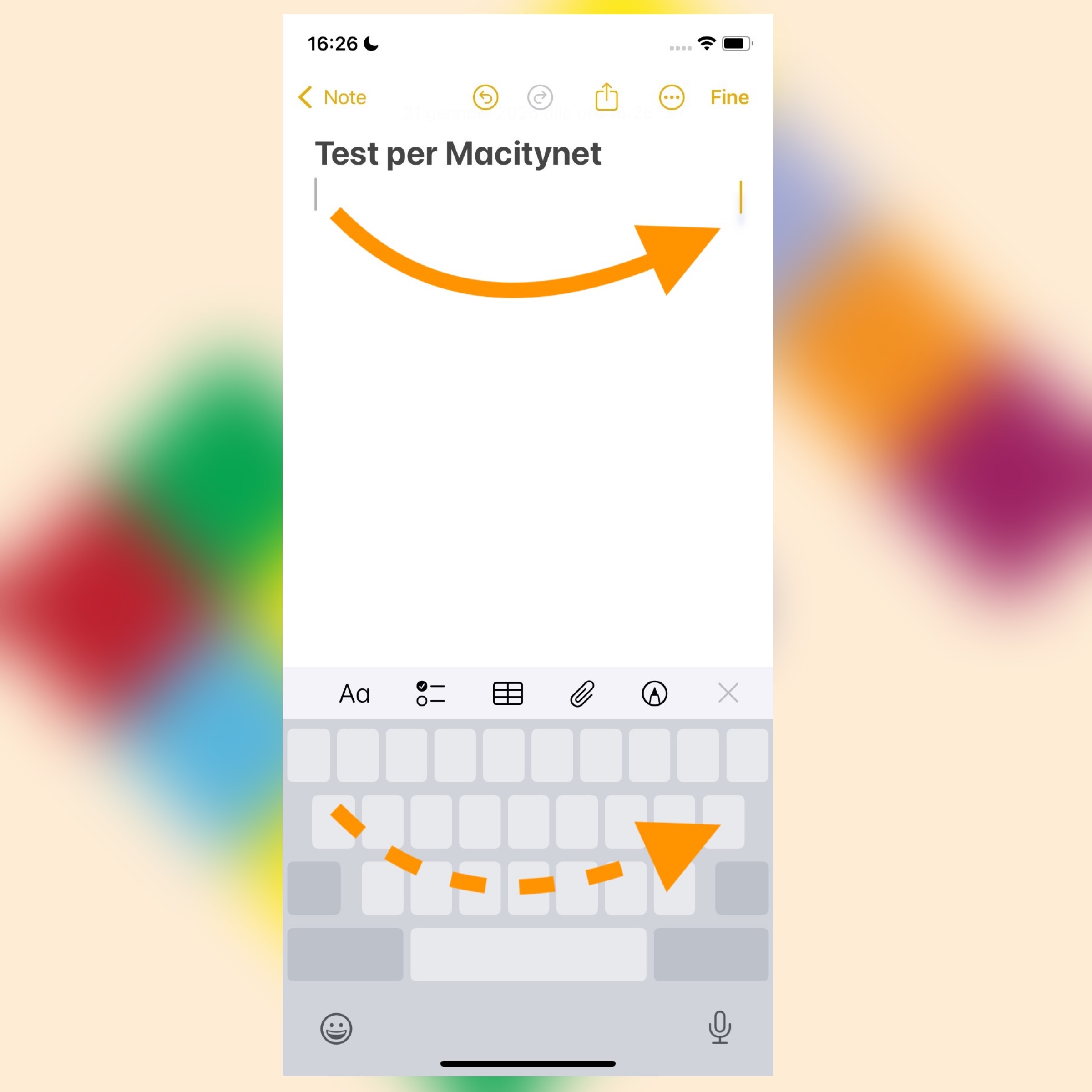 12 trucchi per digitare veloce e senza errori su iPhone - macitynet.it 12 trucchi per digitare veloce e senza errori su iPhone - macitynet.it