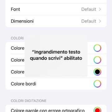 Come ingrandire il testo digitato su iPhone - macitynet.it