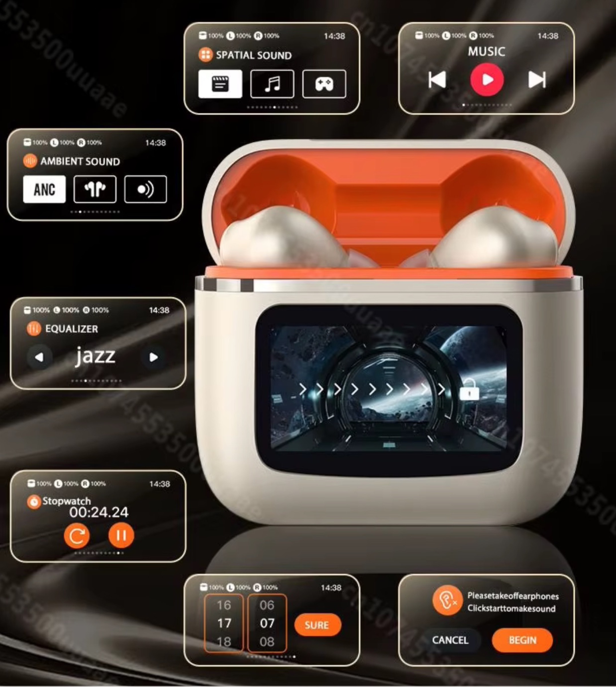 Lenovo Erazer XP1, auricolari TWS con schermo incorporato a 19 € - macitynet.it