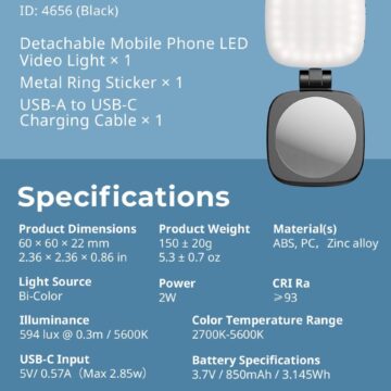 SMALLRIG Vibe P48, la torcia MagSafe per video di qualità con iPhone - macitynet.it