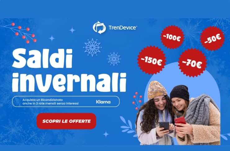 Saldi Invernali iPhone, iPad e Mac Ricondizionati, le super offerte TrenDevice - macitynet.it
