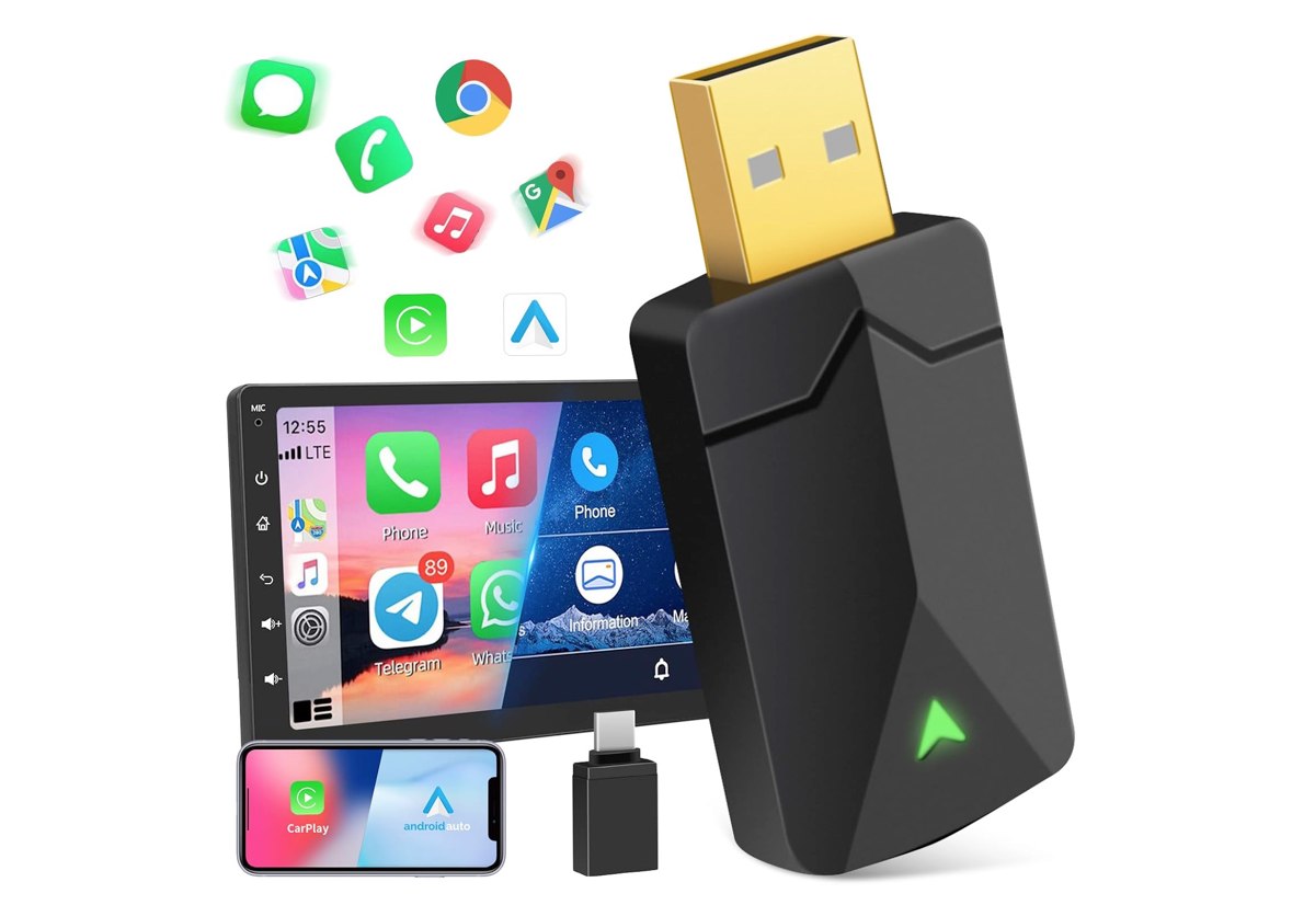 CarPlay e Android Auto diventano wireless con l'adattatore in offerta - macitynet.it CarPlay e Android Auto diventano wireless con l'adattatore in offerta - macitynet.it