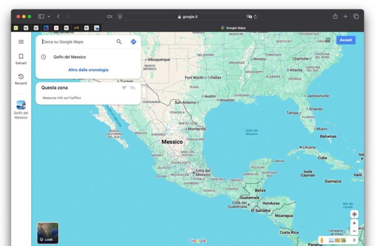 Google Maps, il Golfo del Messico diventerà Golfo d'America - macitynet.it