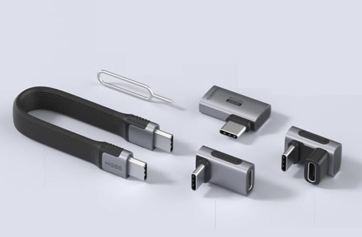 Il kit Hagibis USB-C e USB-4 collega cavi in qualsiasi angolo su smartphone e portatili - macitynet.it