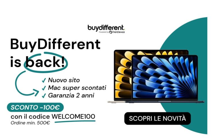 BuyDifferent lancia il nuovo sito con super sconti sui Mac Ricondizionati e Multi Hub a 1€ - macitynet.it