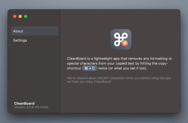 CleanBoard ripulisce il testo da formattazione e caratteri speciali - macitynet.it