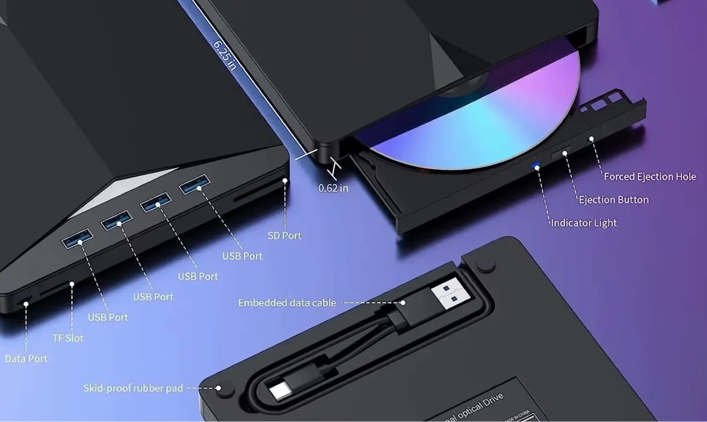 Masterizzatore DVD con hub integrato a soli 11 € - macitynet.it