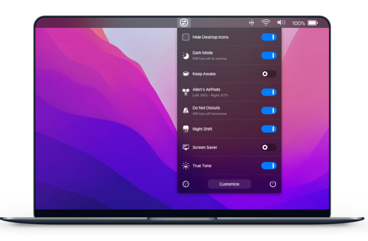 OneSwitch, accesso alle Impostazioni di Sistema del Mac più utili dalla barra dei menu - macitynet.it
