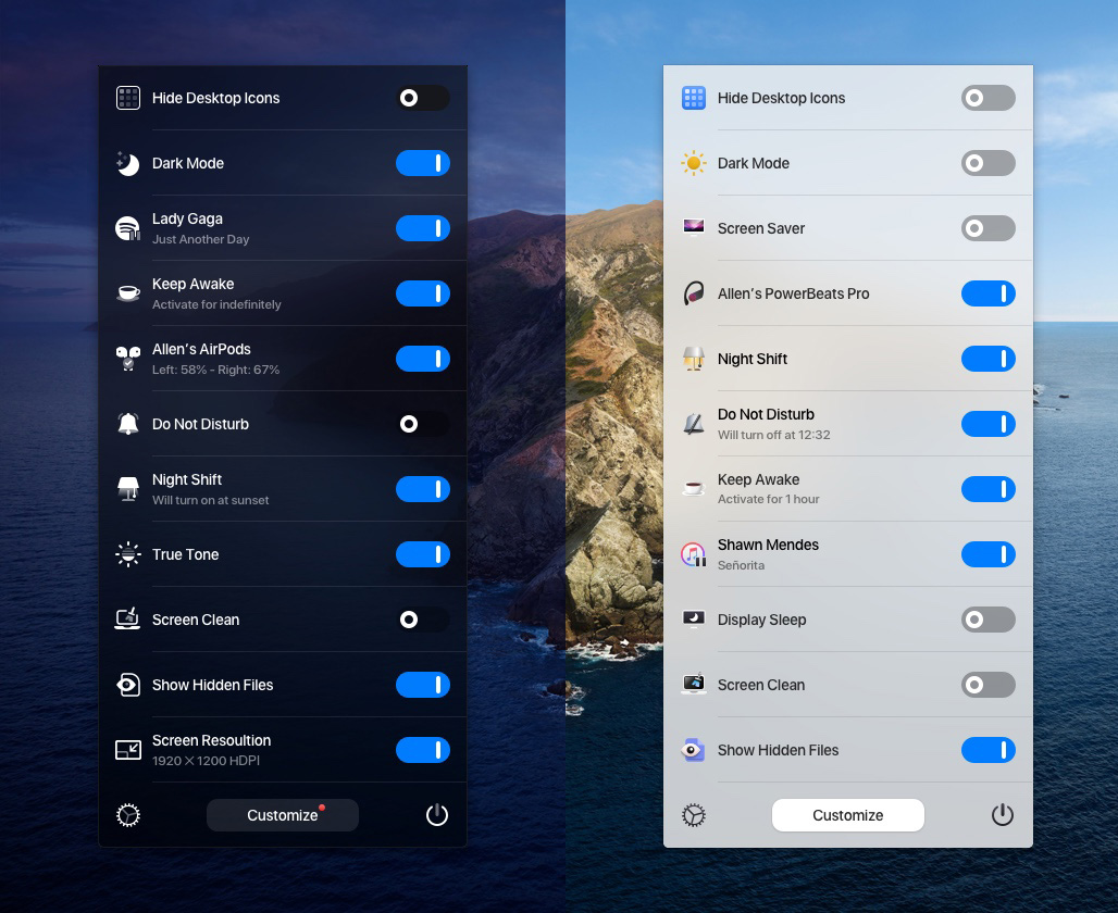 OneSwitch, accesso alle Impostazioni di Sistema del Mac più utili dalla barra dei menu - macitynet.it OneSwitch, accesso alle Impostazioni di Sistema del Mac più utili dalla barra dei menu - macitynet.it