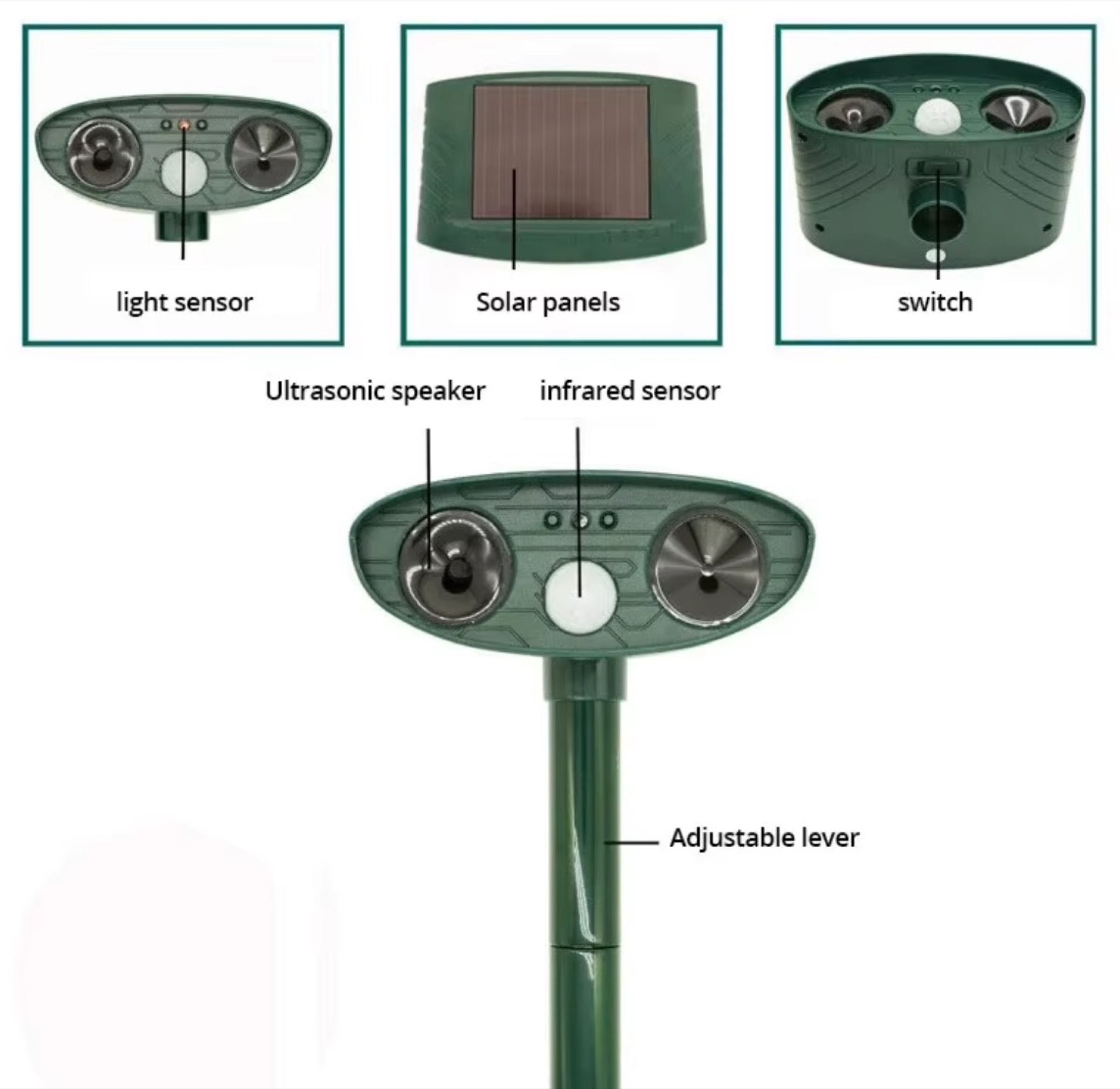 Repellente a ultrasuoni autosufficiente per orto e giardino, solo 7 € - macitynet.it