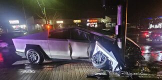 Tesla Cybertruck si schianta con guida autonoma FSD v13 - macitynet.it