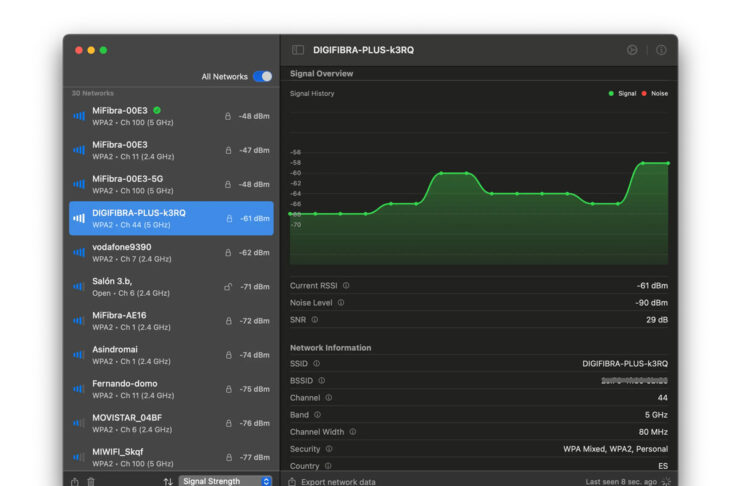 Wi-Fi Radar Pro, meno di 2€ per l'utility Mac che scansiona, analizza e ottimizza le reti wireless - macitynet.it