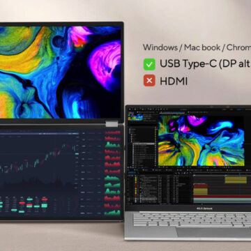 Asus ZenScreen Duo OLED MQ149CD è il monitor portatile pronto a tutto - macitynet.it