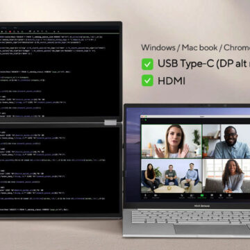 Asus ZenScreen Duo OLED MQ149CD è il monitor portatile pronto a tutto - macitynet.it