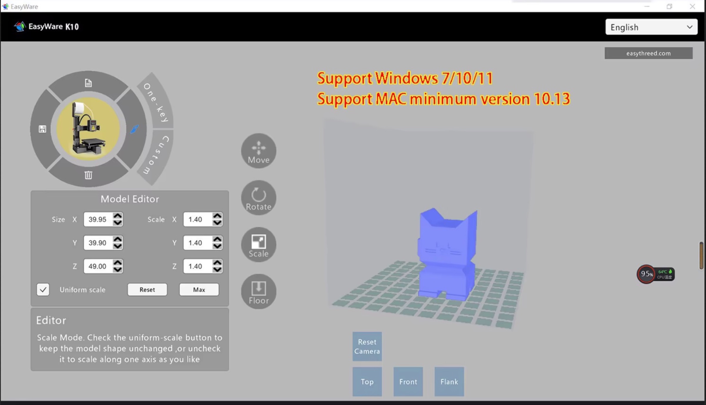 EasyThreed K10, stampante 3D per cominciare a soli 57 € - macitynet.it EasyThreed K10, stampante 3D per cominciare a soli 57 € - macitynet.it
