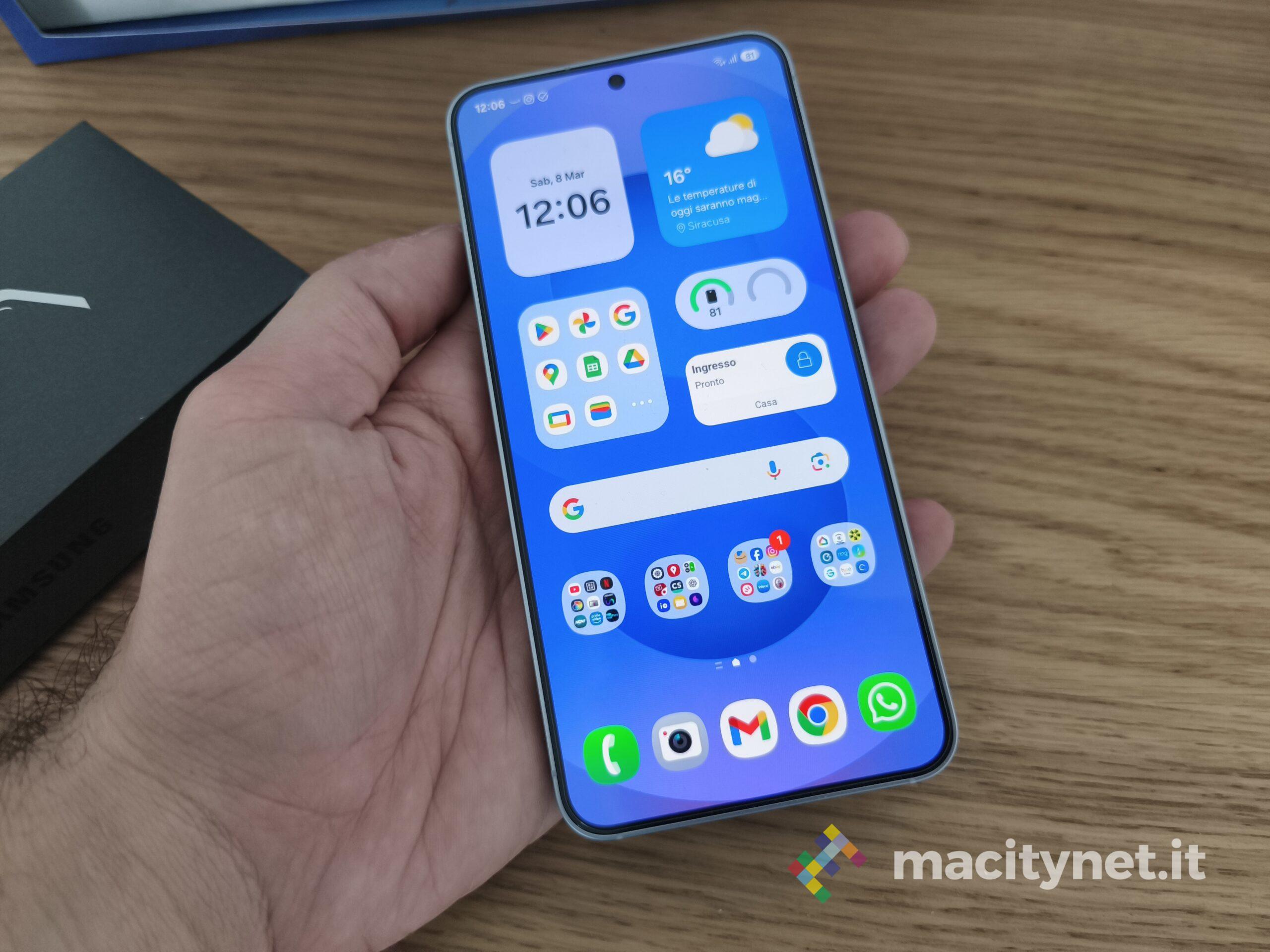 Recensione Samunsg Galaxy S25 - macitynet.it