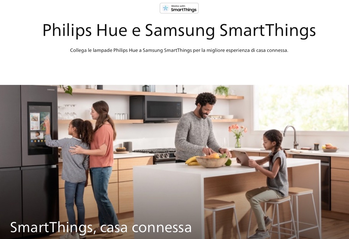 Samsung SmartThings supporta oltre 155 prodotti Philips Hue - macitynet.it