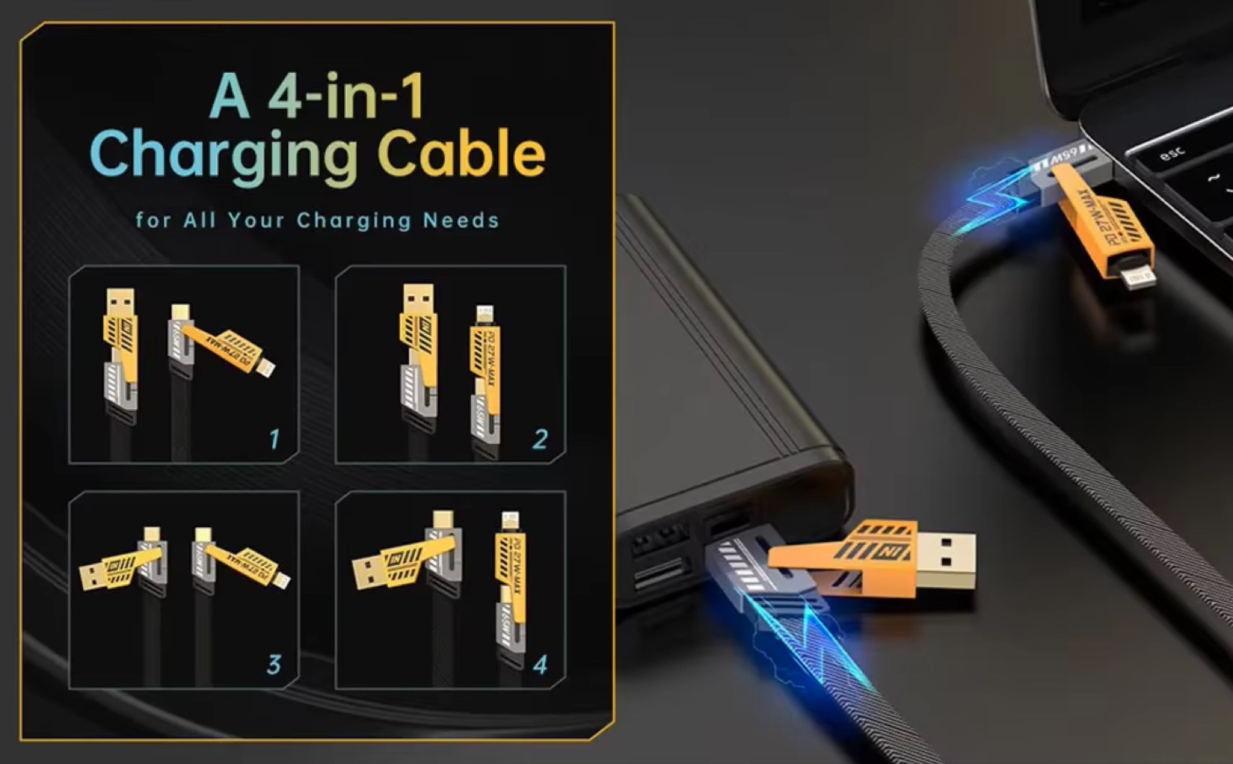 Cavetto 4-in-1 in offerta a solo 1 € - macitynet.it