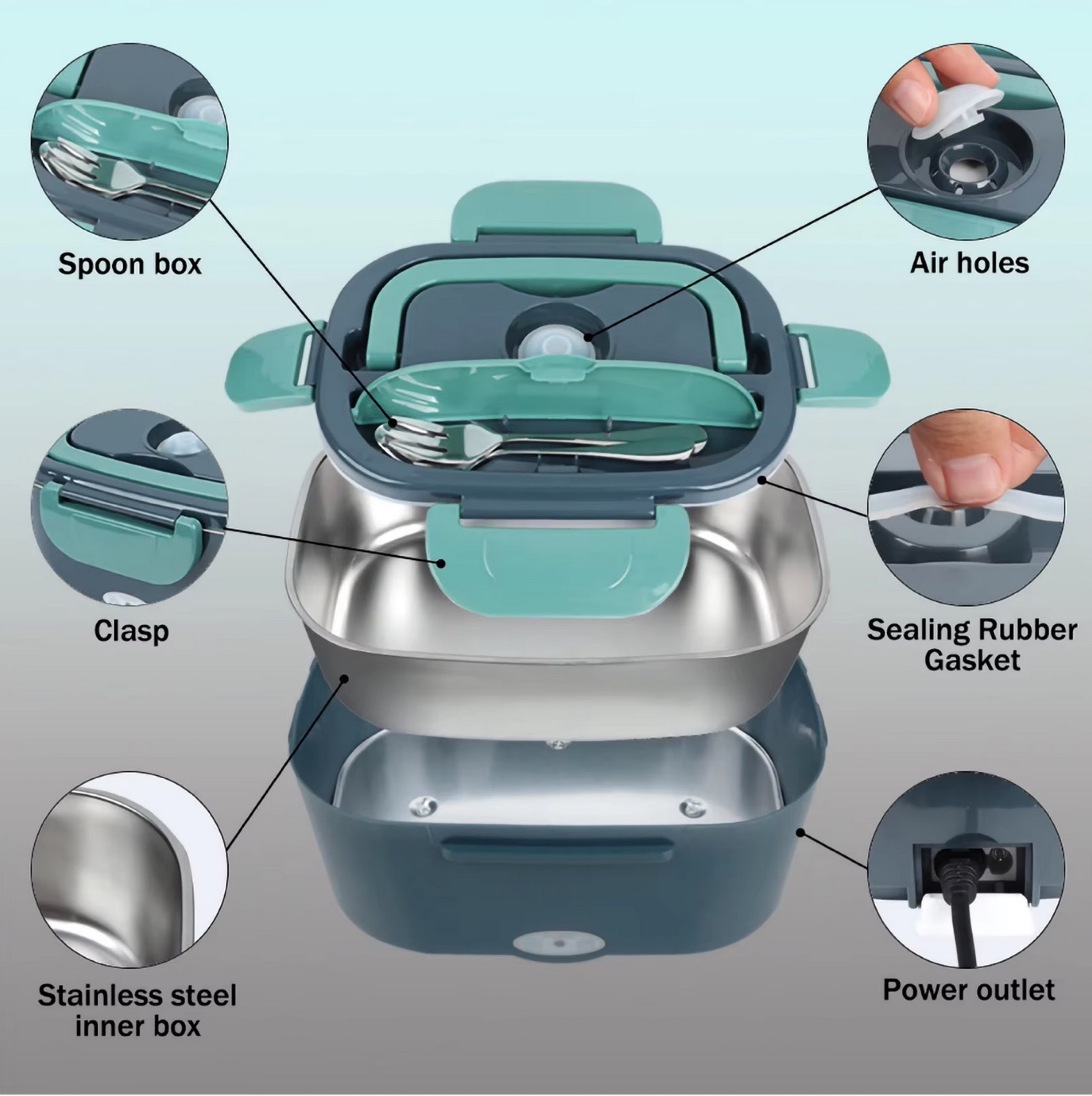 Contenitore porta pranzo elettrico a meno di 20 € - macitynet.it