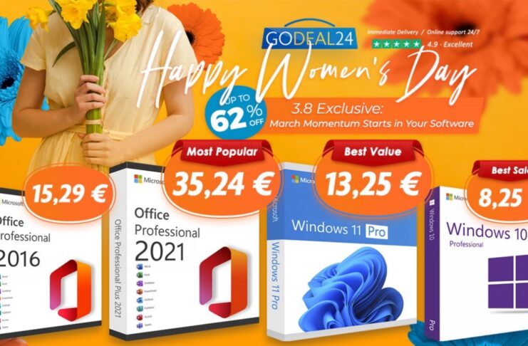 Windows e Office in sconto per la Festa della Donna - macitynet.it