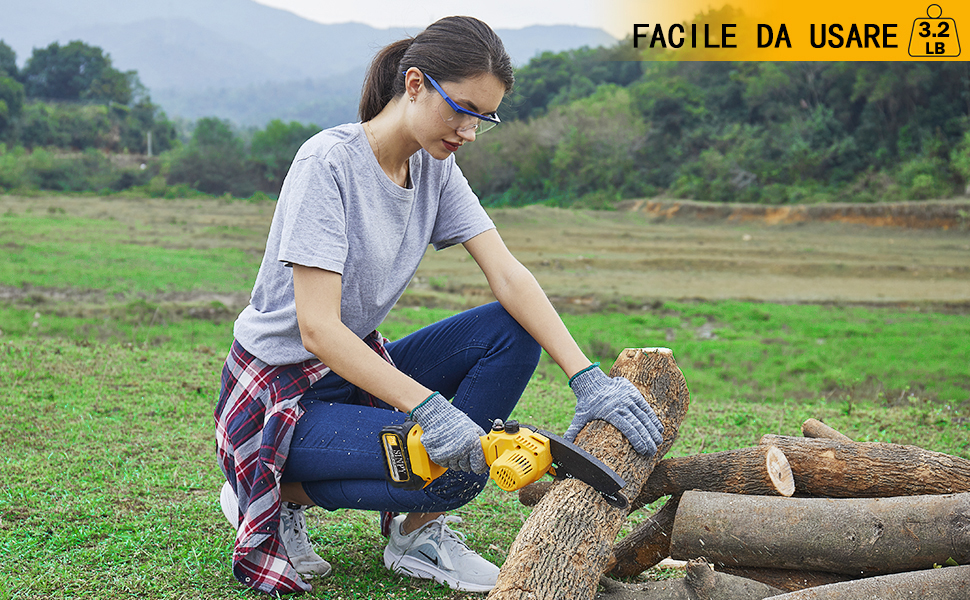 Offerte di Primavera, mini motosega a batteria, sconto a soli 59,99€ - macitynet.it Offerte di Primavera, mini motosega a batteria, sconto a soli 59,99€ - macitynet.it