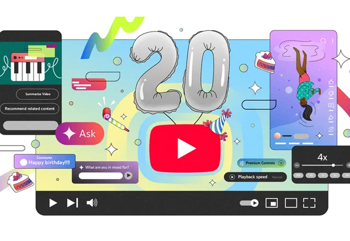 YouTube festeggia 20 anni con nuove funzionalità - macitynet.it YouTube festeggia 20 anni con nuove funzionalità - macitynet.it