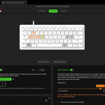 Recensione Razer Huntsman V3 Pro Mini White Edition, tanta tecnologia che sta quasi in tasca - macitynet.it