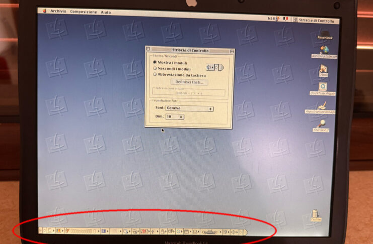 retroStrip riporta la Striscia di Controllo del System 7 su macOS - macitynet.it