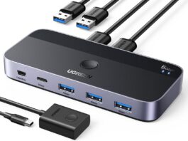 Offerte Ugreen per i vostri regali di Natale, caricabatterie, adattatori e switch per dati, audio, video e reti Recensione UGREEN Switch KVM USB 3.0, comandare due computer con un solo mouse e tastiera - macitynet.it