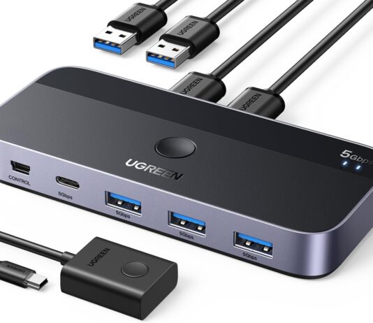 Offerte Ugreen per i vostri regali di Natale, caricabatterie, adattatori e switch per dati, audio, video e reti Recensione UGREEN Switch KVM USB 3.0, comandare due computer con un solo mouse e tastiera - macitynet.it