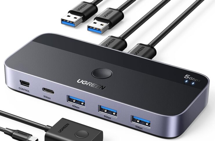 Recensione UGREEN Switch KVM USB 3.0, comandare due computer con un solo mouse e tastiera - macitynet.it