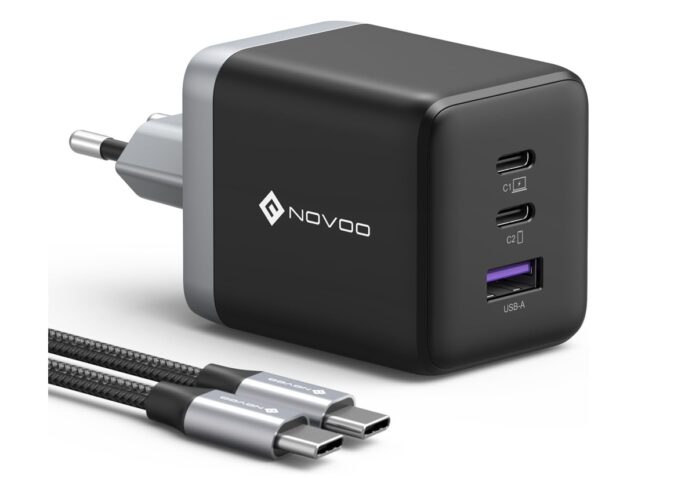 Caricabatterie 100W tre porte e cavo incluso, solo 25,46 € - macitynet.it