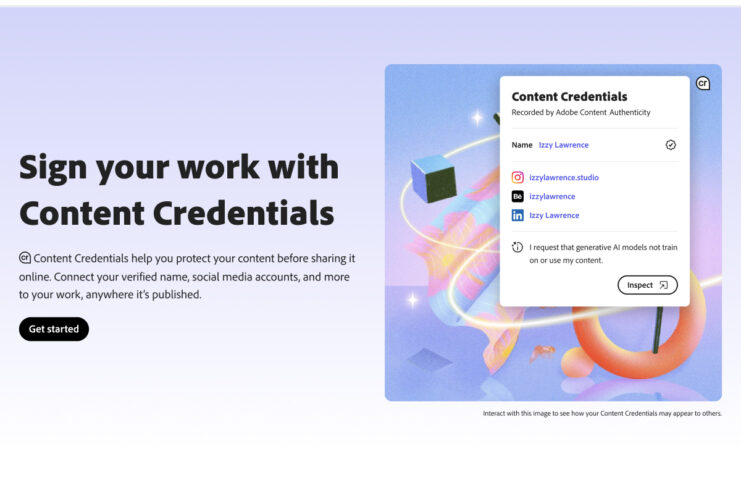 Adobe, in beta il sito per creare e verificare credenziali nelle immagini - macitynet.it