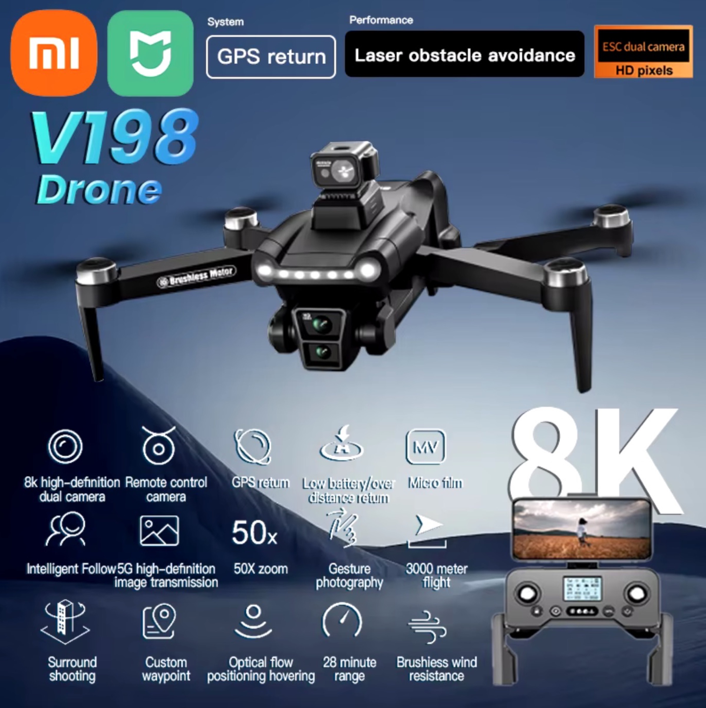 Il drone 4K Xiaomi Mijia V198 è in sconto a 85 € - macitynet.it