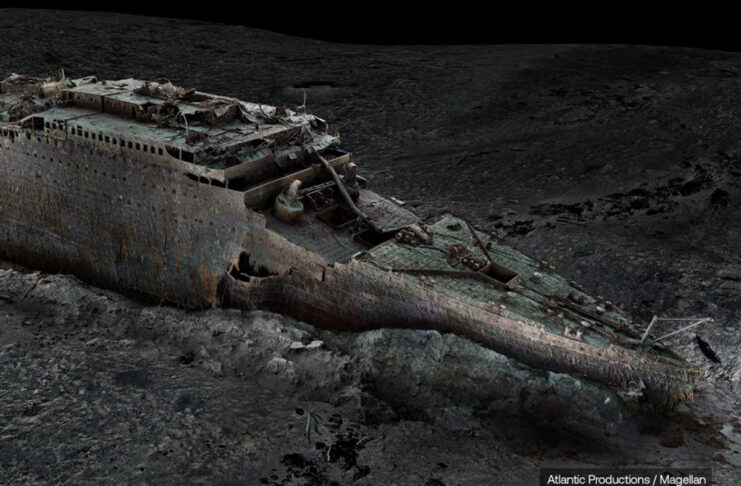 Un perfetto modello digitale mostra lo stato attuale del Titanic grazie a scansioni 3D - macitynet.it