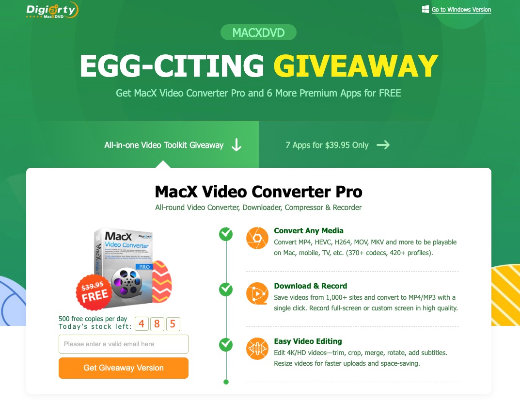 GRATIS MacX Video Converter Pro, licenza a vita per Mac - macitynet.it