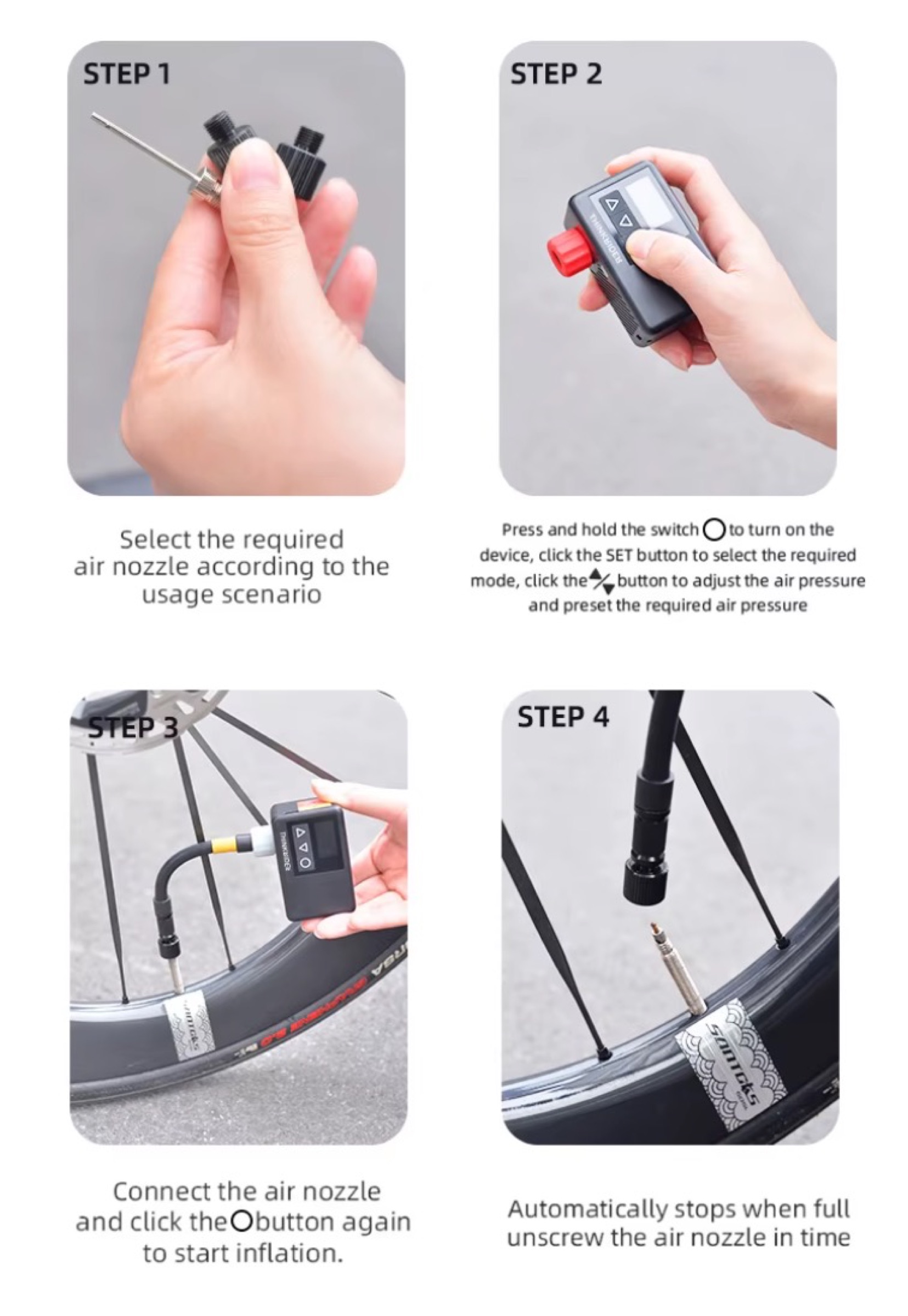 ThinkRider, minuscola pompa elettrica per bici e palloni a soli 32 € - macitynet.it