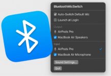 Come usare i microfoni del Mac anche con cuffie Bluetooth scarse Audio in cuffia ma microfono del Mac con l'app Bluetooth Mic Switch - macitynet.it