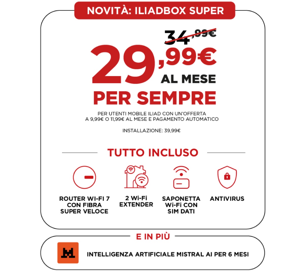 iliad sfodera l’offerta iliadbox super per Internet e AI al massimo ovunque - macitynet.it