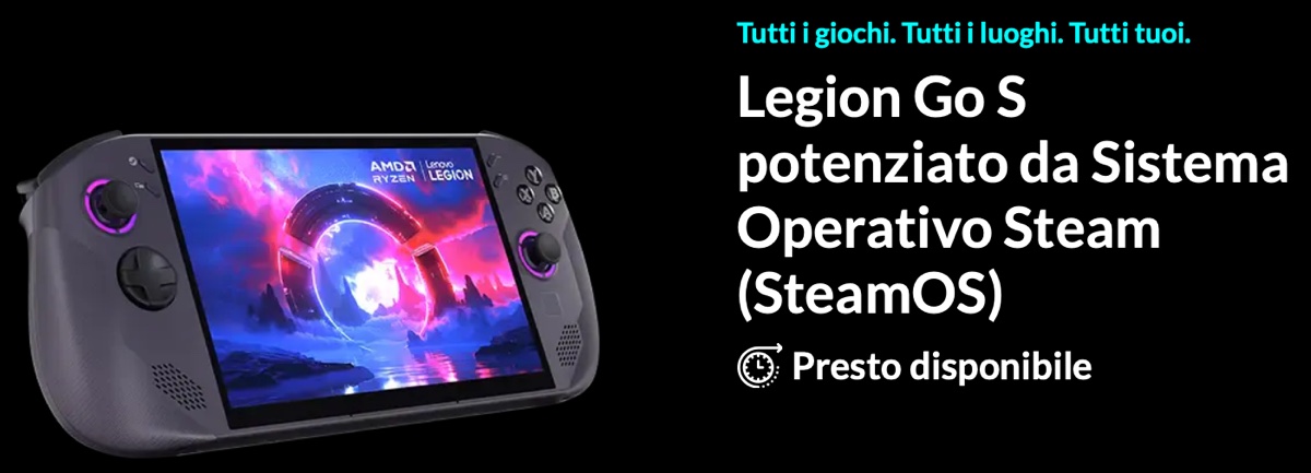 SteamOS corre, Windows arranca su Legion Go S - macitynet.it SteamOS corre, Windows arranca su Legion Go S - macitynet.it