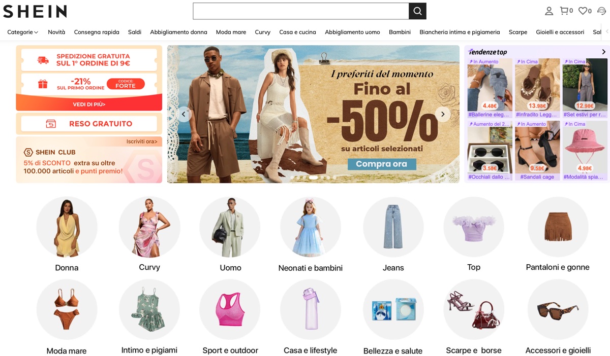 Shein viola le regole UE con falsi sconti e non solo - macitynet.it