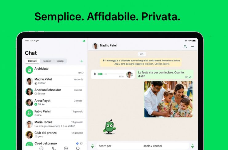 WhatsApp per iPad è finalmente ufficialem l’app nativa su App Store - macitynet.it